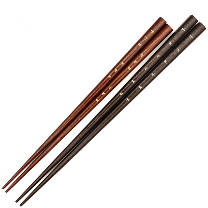 Wakasa Lacquerware Chopsticks Set - Osmanthus Flower Design