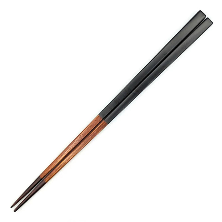 Hinoki Two-Tone Square Chopsticks - Lightweight Kiso Cypress Design (Engravable)