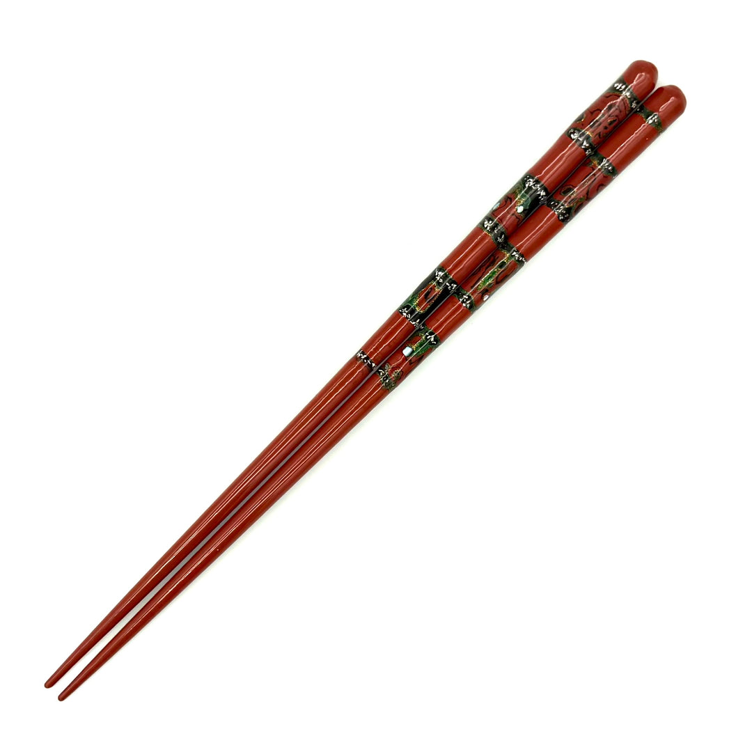 Japanese Raden Chopsticks – Mother-of-Pearl Ichimatsu Checkerboard