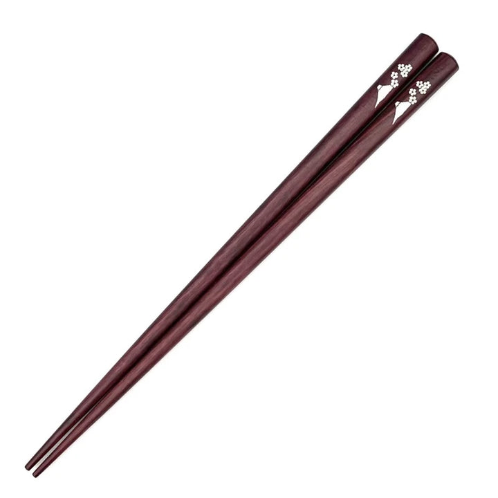 Shell Inlay Chopsticks Purpleheart