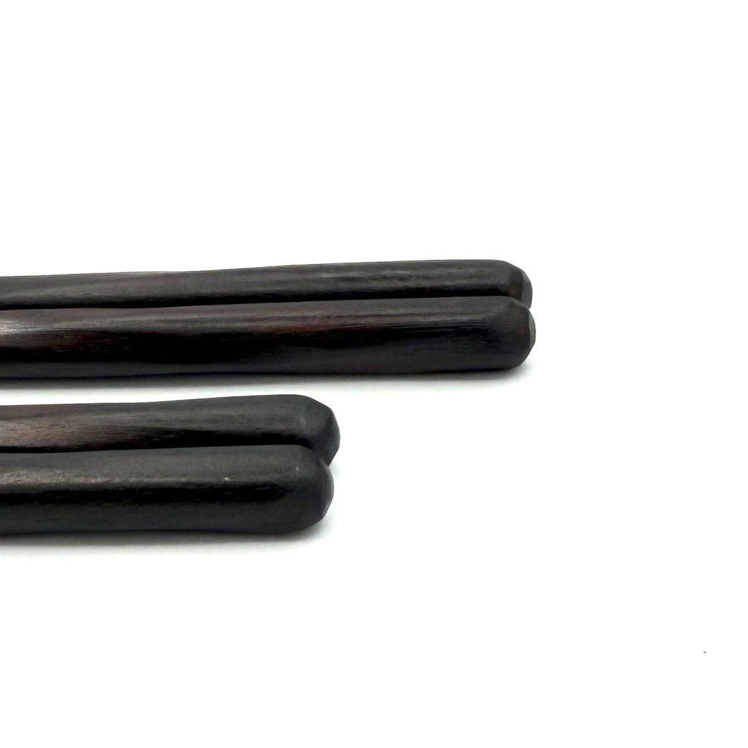 Kyoto Hand-Carved Cherry Wood Couple's Chopstick Set with Paulownia Gift Box