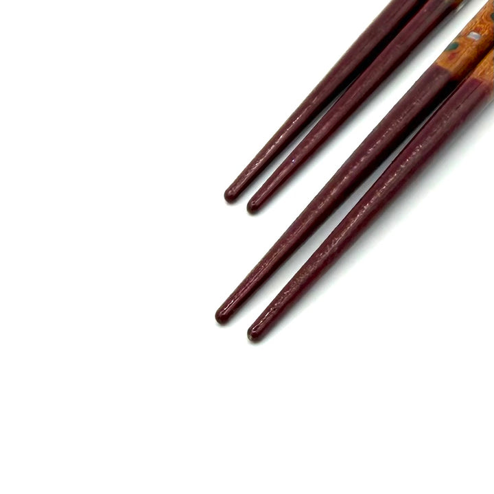 Wabi-Sabi Reiro – Wakasa Chopsticks with Mother-of-Pearl Inlay