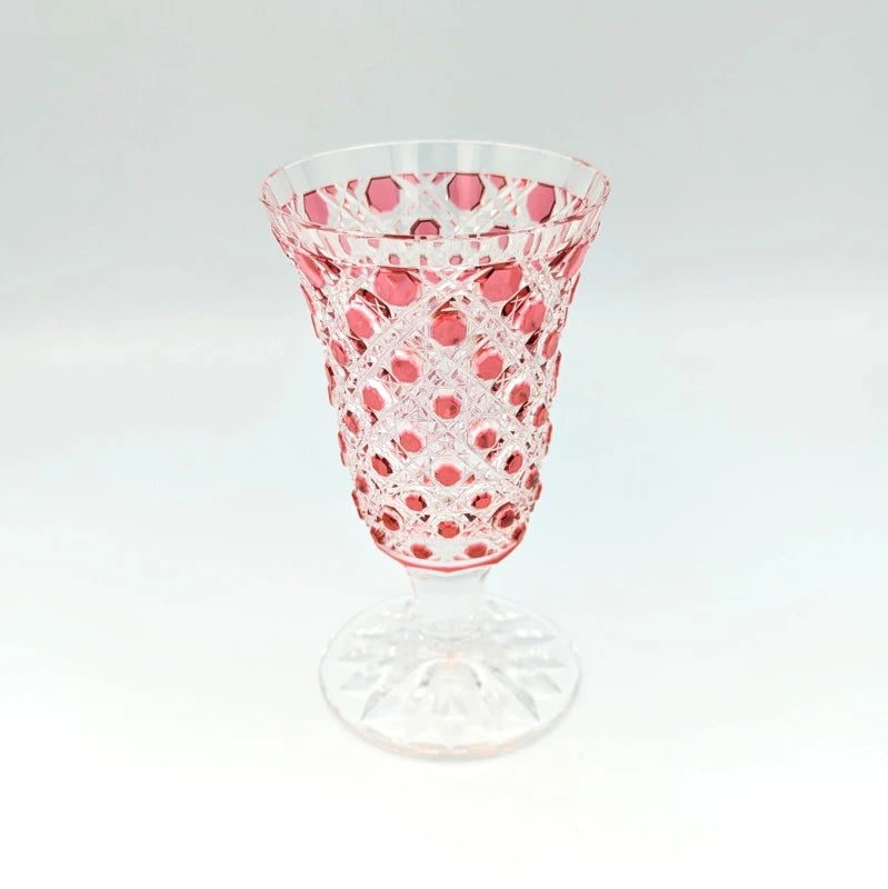 Aperitif sake cup (wave and basket weave pattern)