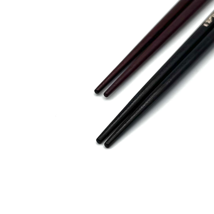 Wakasa-Nuri Floral Shadow Design Silhouette Chopsticks (Engravable)