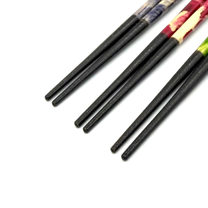 Colorful Wakasa Chopsticks – Artistic Patterns