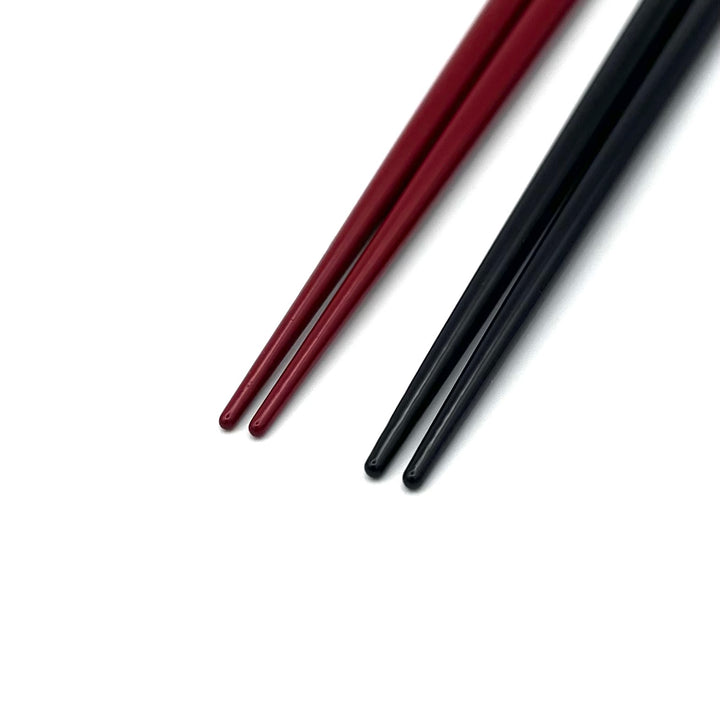Ryukyu Lacquerware Square Hibiscus Chopsticks (Engravable)