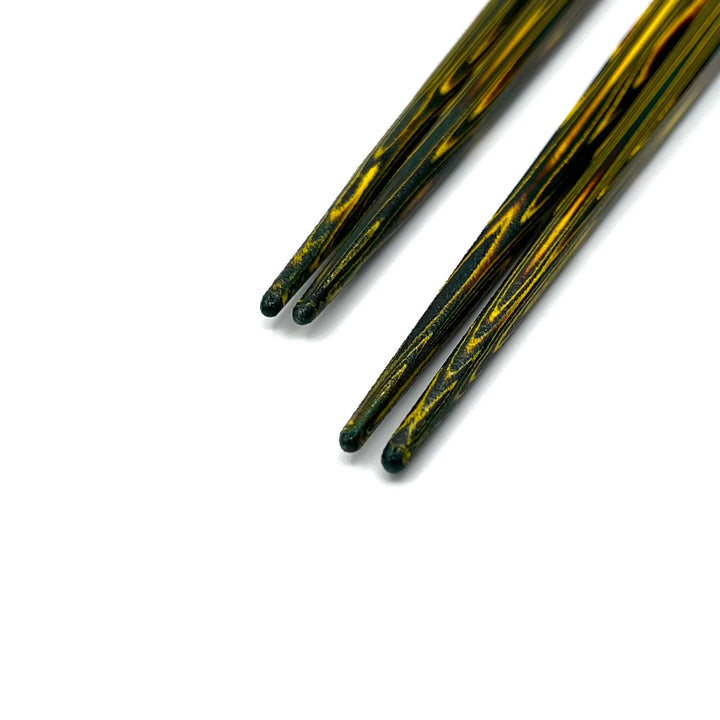 Wakasa Lacquerware Chopsticks - Azure Clouds Design (Engravable)
