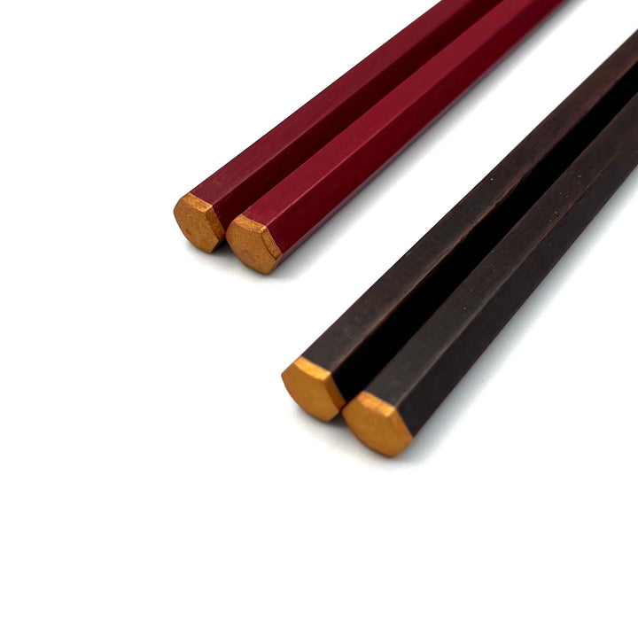 Echizen Lacquerware Chopsticks - Makiji Hexagonal
