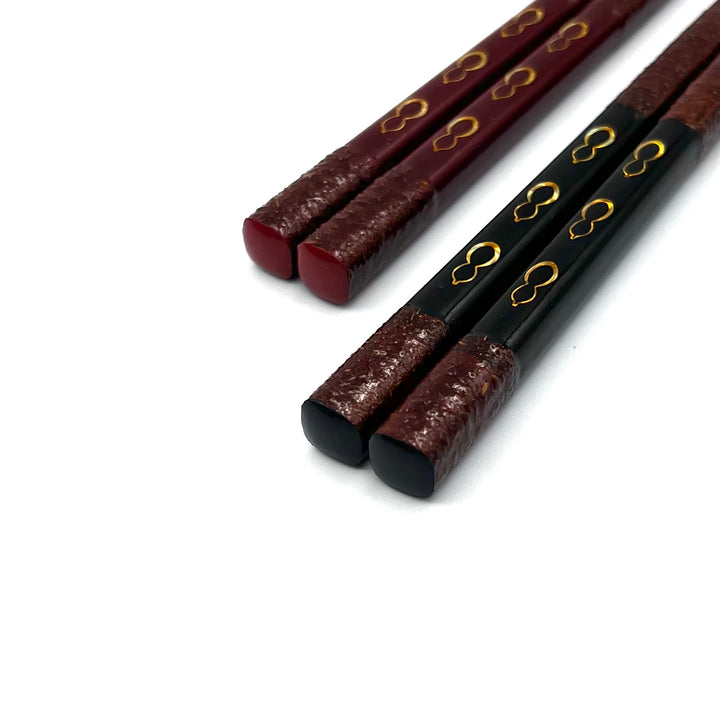 Wakasa-Nuri Six Gourds Non-Slip Chopsticks (Engravable)