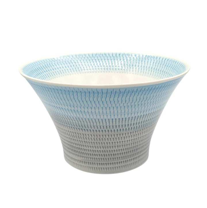 Hasami Ware Deep Bowl (L) - Color-Dyed Drip Design