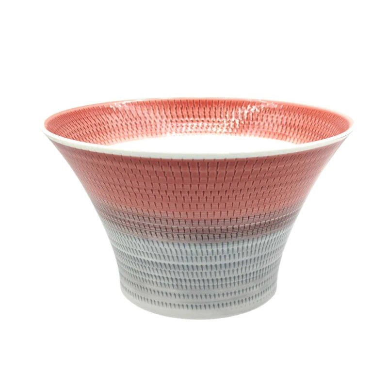 Hasami Ware Deep Bowl (L) - Color-Dyed Drip Design