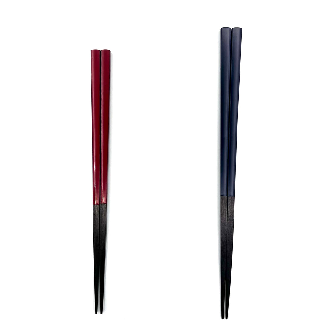 Wakasa Lacquerware Chopsticks - Ebony Tenshin (Engravable)