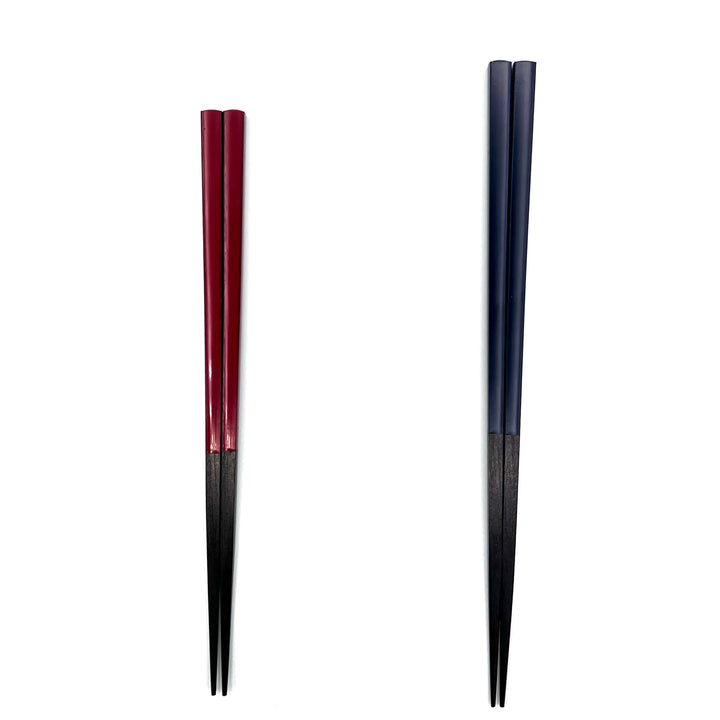 Wakasa Lacquerware Chopsticks - Ebony Tenshin (Engravable)