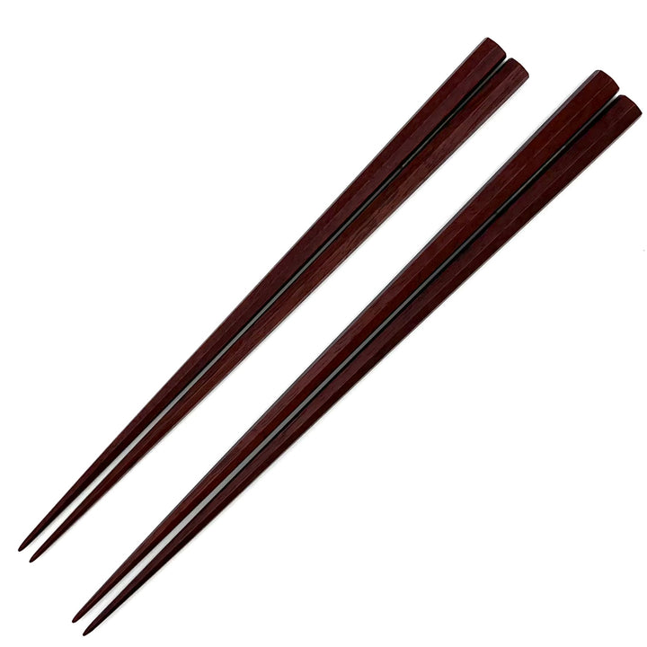 Daikokuya Seven-Sided Ironwood Pair Chopsticks with Slim Tips - Handcrafted in Tokyo