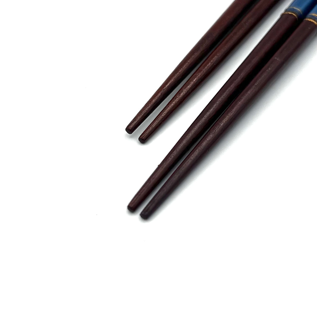 Wakasa-Nuri Silver Dots Sea of Clouds Chopsticks (Engravable)