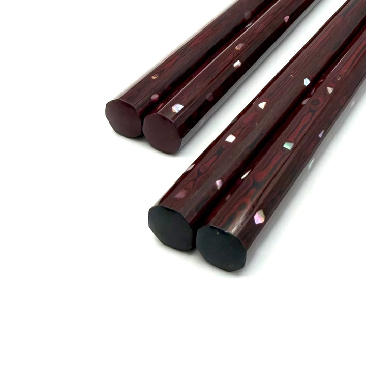 Wabi-Sabi Guren Octagonal Raden Chopsticks