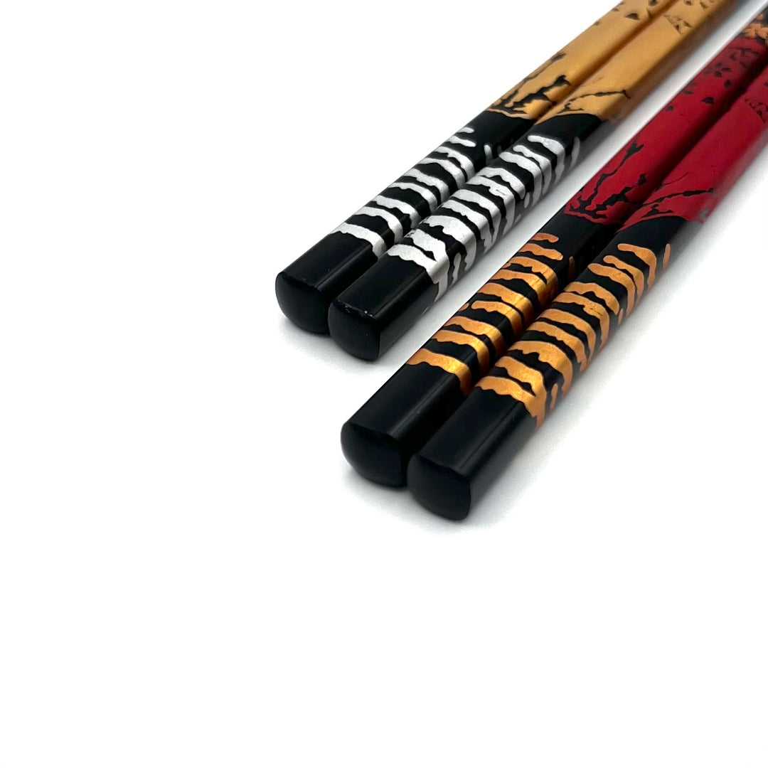 Echizen Lacquerware Chopsticks - Mount Fuji Design (Engravable)