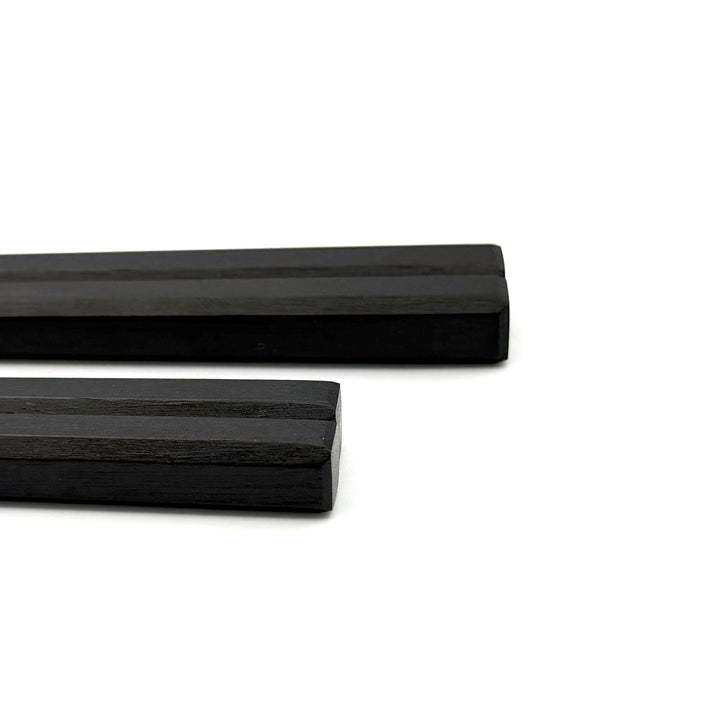 Edo-Karaki Square Macassar Ebony Chopsticks (Engravable)
