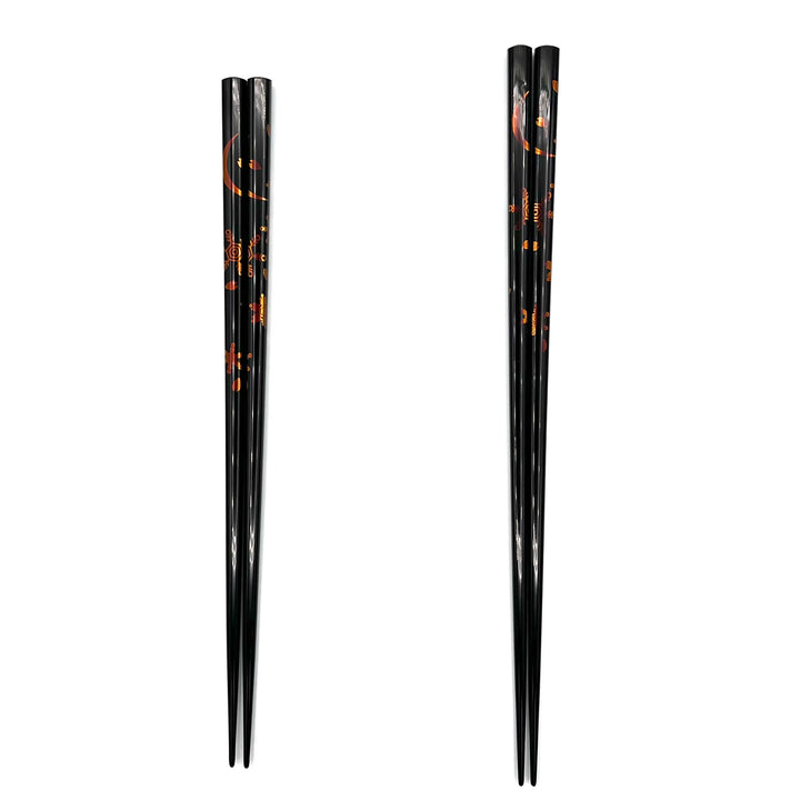 Echizen Lacquerware Chopsticks - Gold Winter Motifs (Engravable)