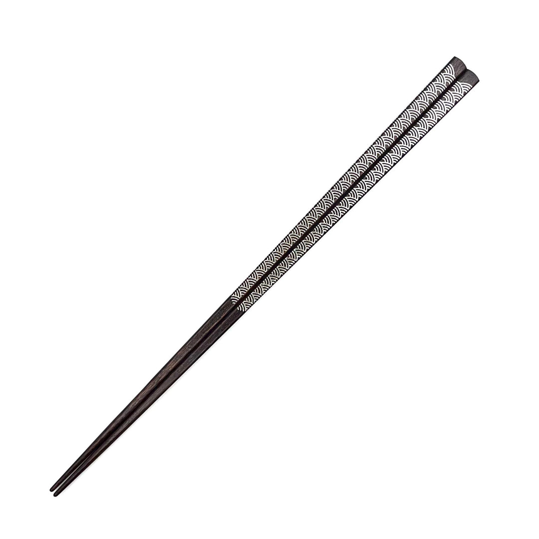 Echizen Lacquerware Chopsticks - Wave Pattern Design