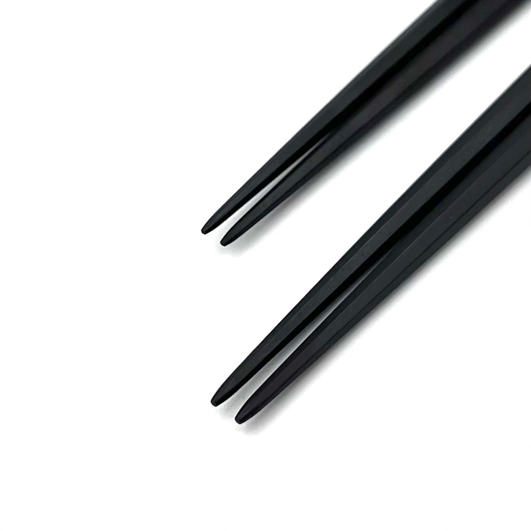 Edo-Karaki Heptagonal Macassar Ebony Pair Chopsticks