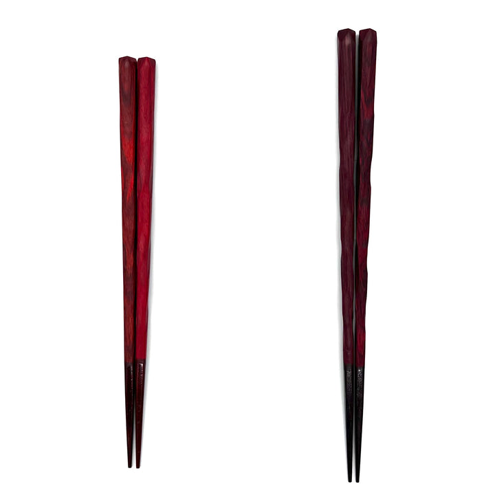 Wakasa-Nuri Carved Natural Wood Chopsticks