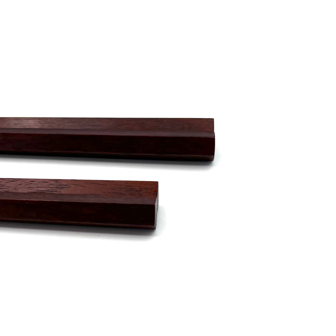 Daikokuya Pentagonal Ironwood Chopsticks with Slim Tips for Durability - Handcrafted in Tokyo