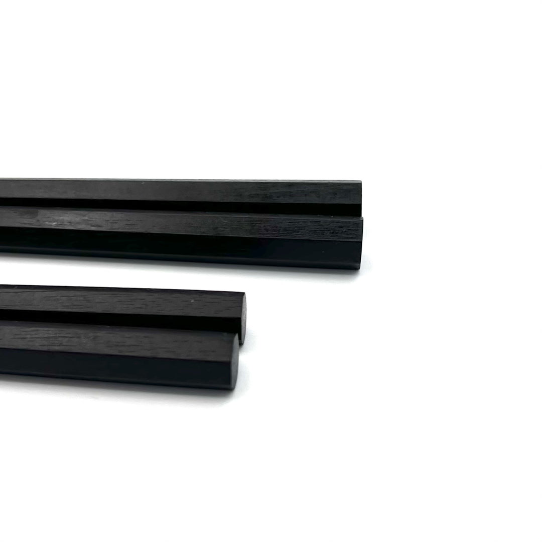 Edo-Karaki Heptagonal Macassar Ebony Pair Chopsticks