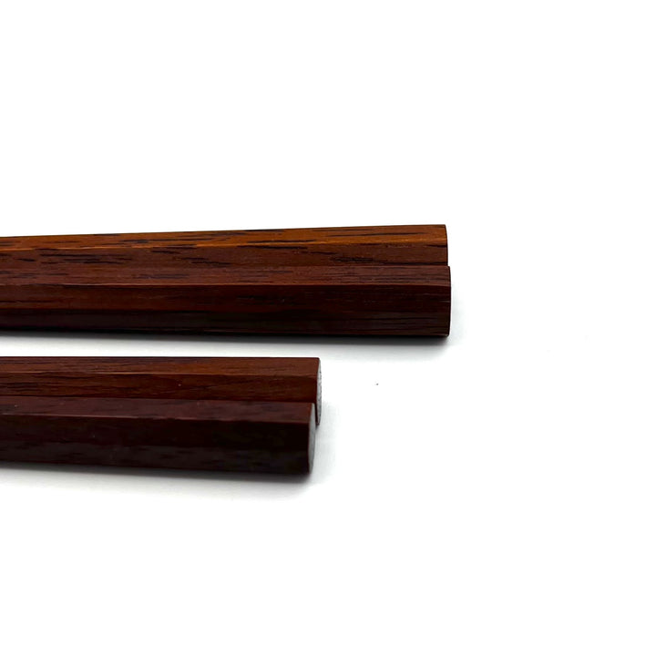 Daikokuya Octagonal Ironwood Chopsticks with Slim Tips for Prosperity - Handcrafted in Tokyo