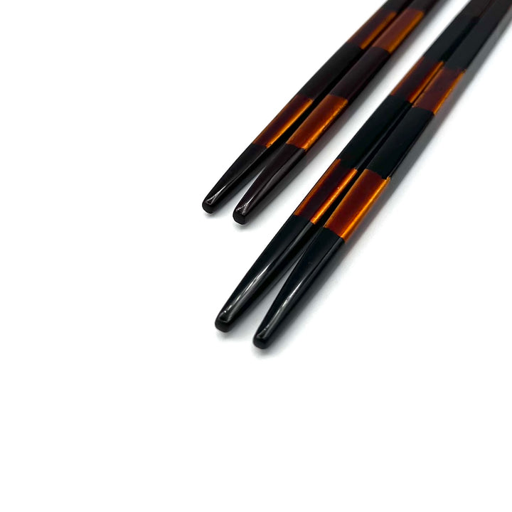 Rikyu Black/Red Ultra-Fine Round-Tip Tapered Chopsticks
