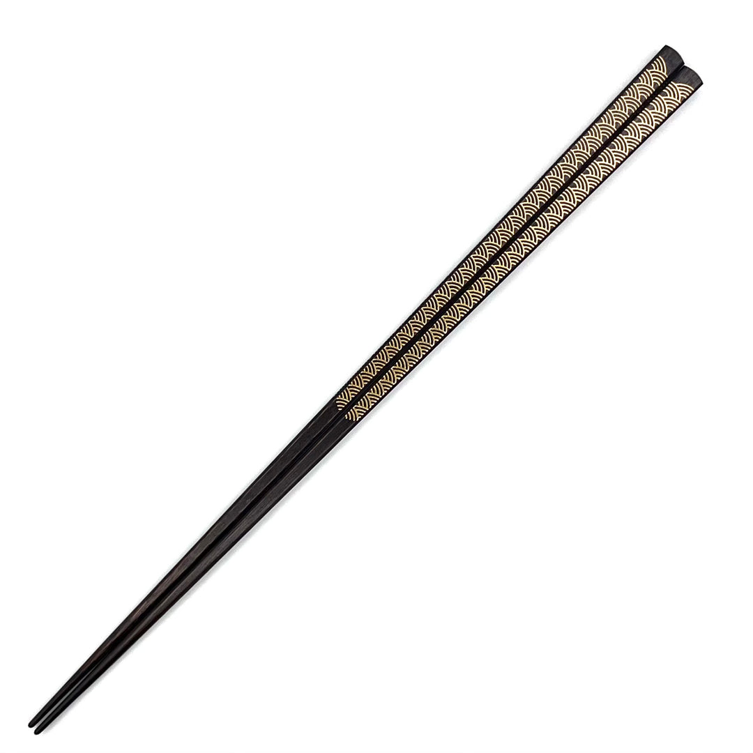 Echizen Lacquerware Chopsticks - Wave Pattern Design