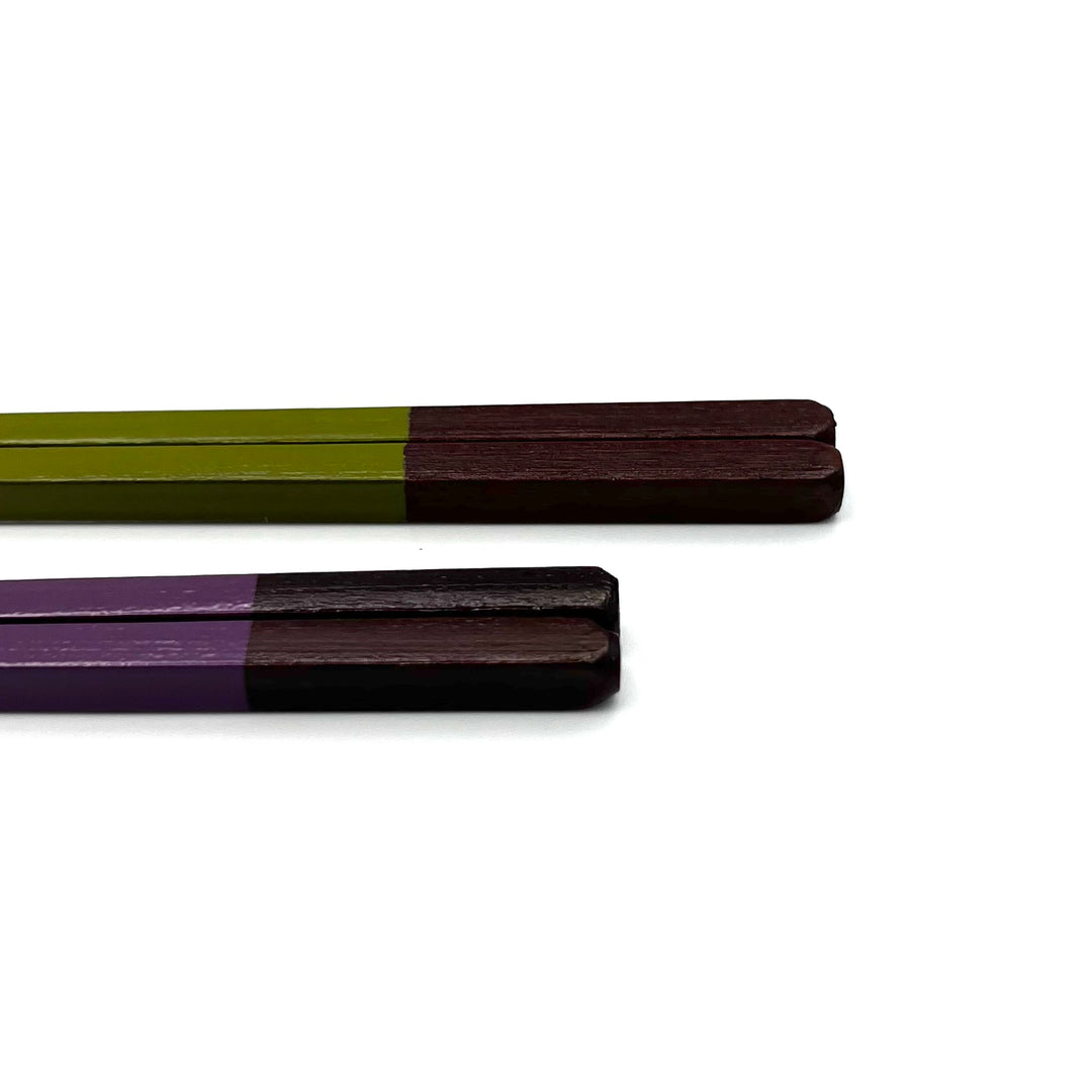 Wakasa Lacquerware Chopsticks – Colored Bands (Engravable)