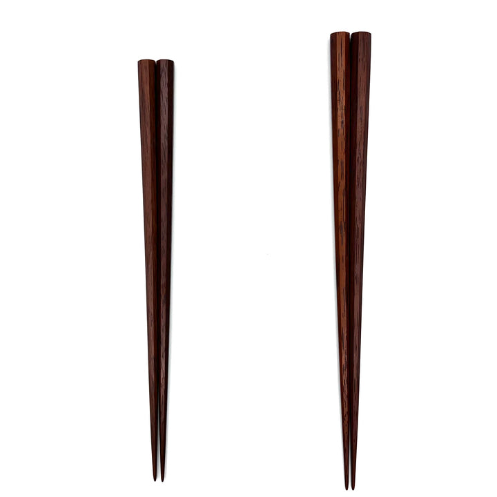 Daikokuya Octagonal Ironwood Chopsticks with Slim Tips for Prosperity - Handcrafted in Tokyo