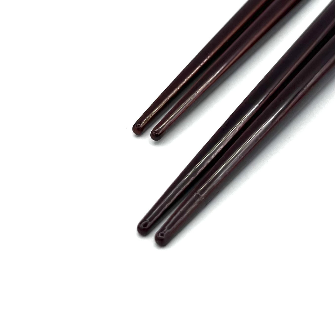 Wakasa Lacquerware Chopsticks Set - Elegant Shell Inlay