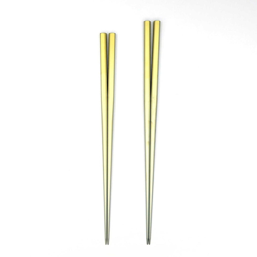Premium Titanium Chopsticks with Oval Shape - Green