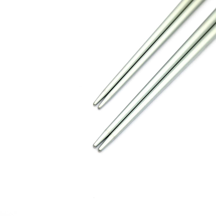 Premium Titanium Chopsticks with Oval Shape - Green
