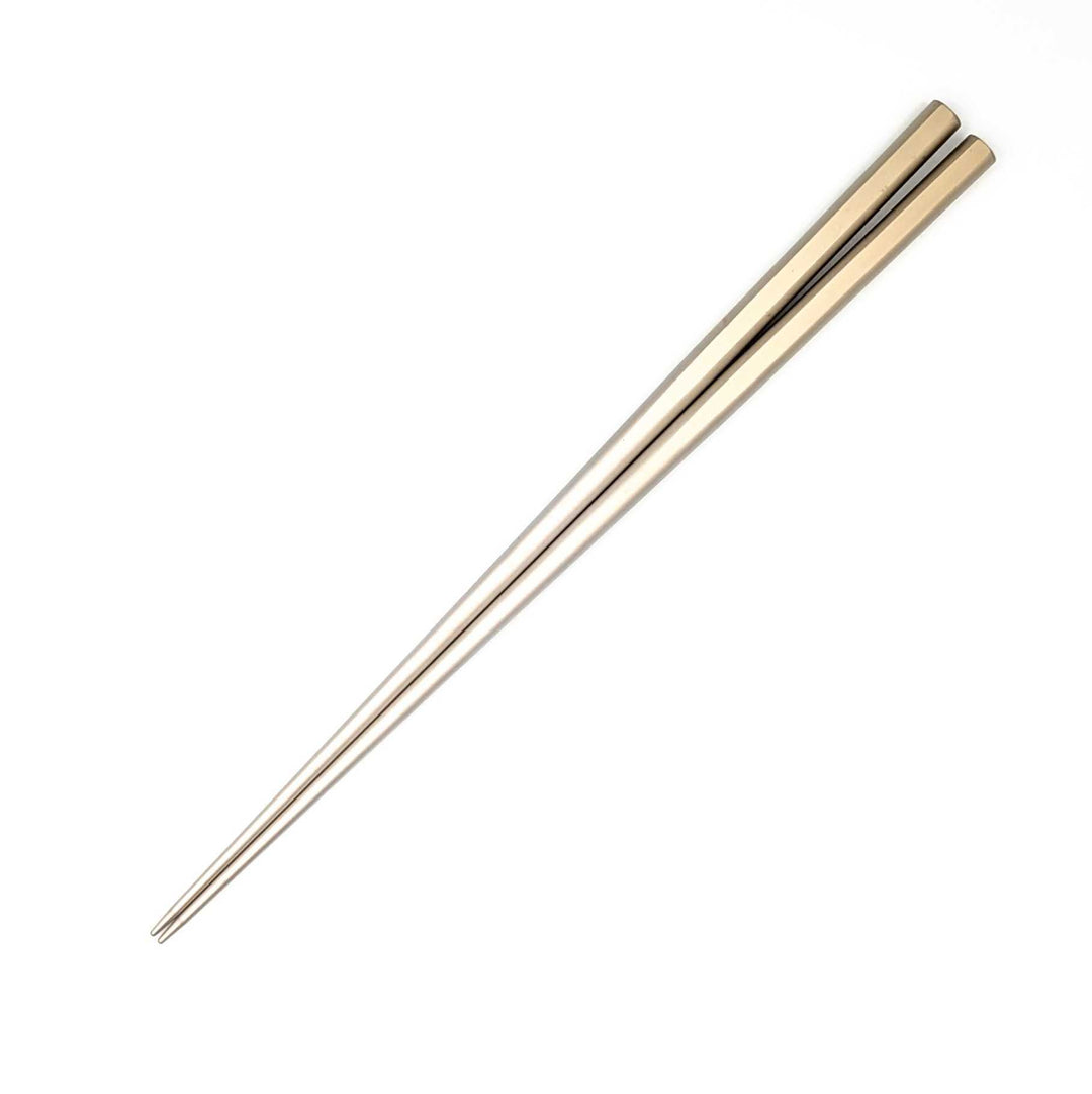 Premium Titanium Chopsticks with Oval Shape - Silver