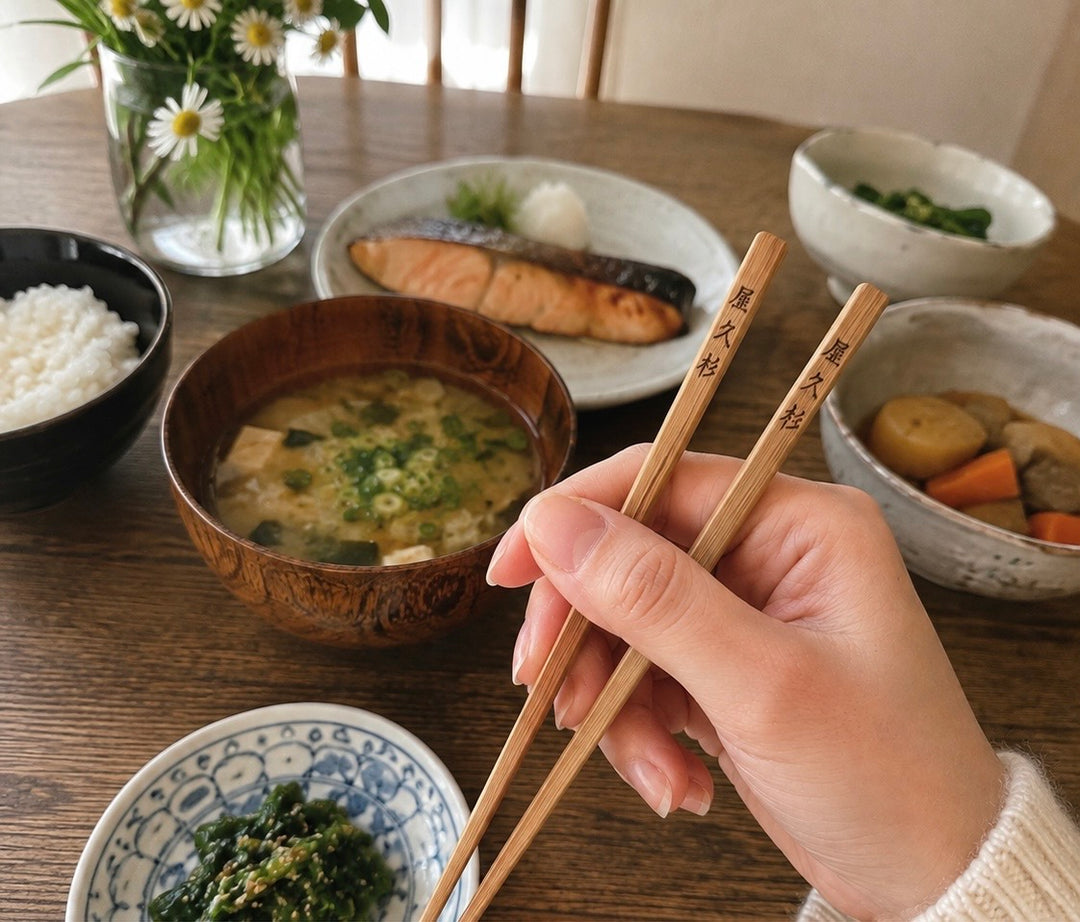 Yakusugi Japanese Cedar Chopsticks – 23cm Square
