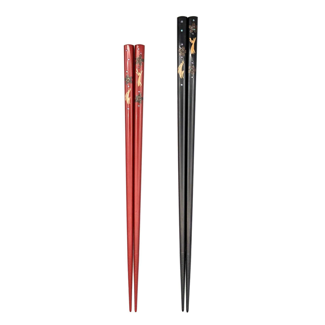 Yakumo Lacquerware Cherry Blossom and Rabbit Chopsticks(Engravable)
