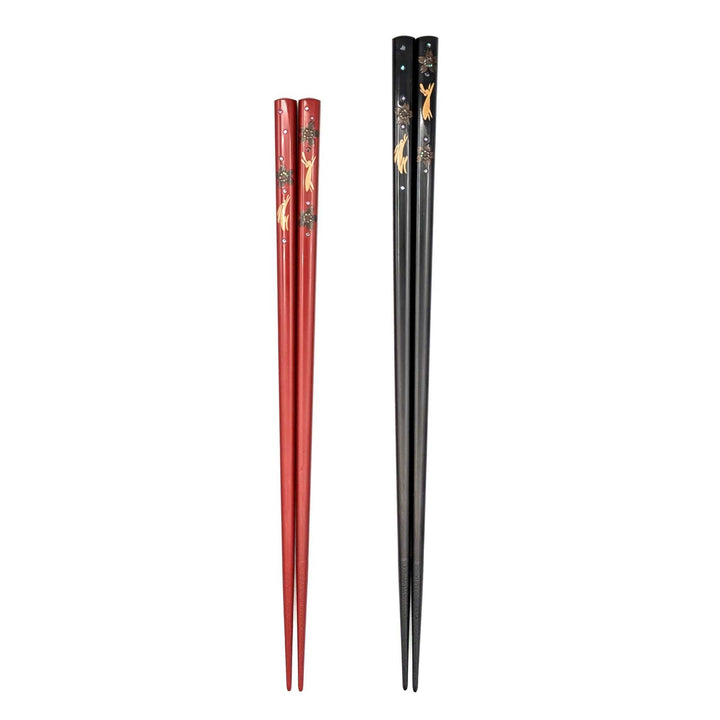 Yakumo Lacquerware Cherry Blossom and Rabbit Chopsticks(Engravable)