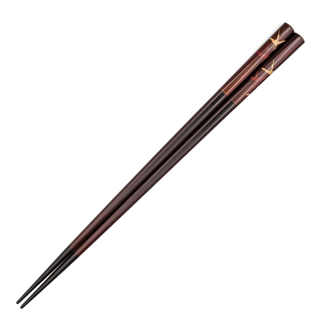 Yakumo Lacquerware Thousand Origami Cranes Chopsticks