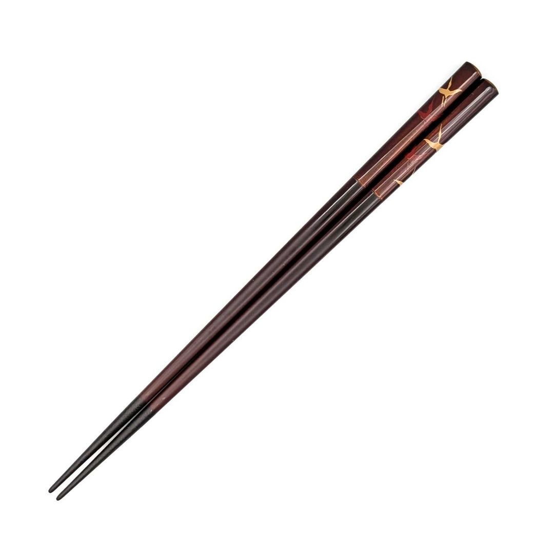 Yakumo Lacquerware Thousand Origami Cranes Chopsticks