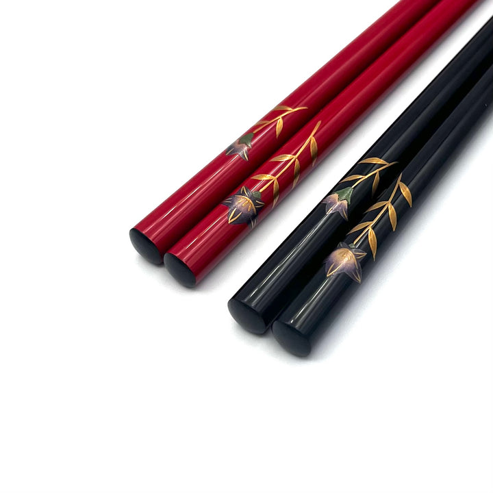 Wajima Lacquerware Chopsticks - Maki-e Bellflower