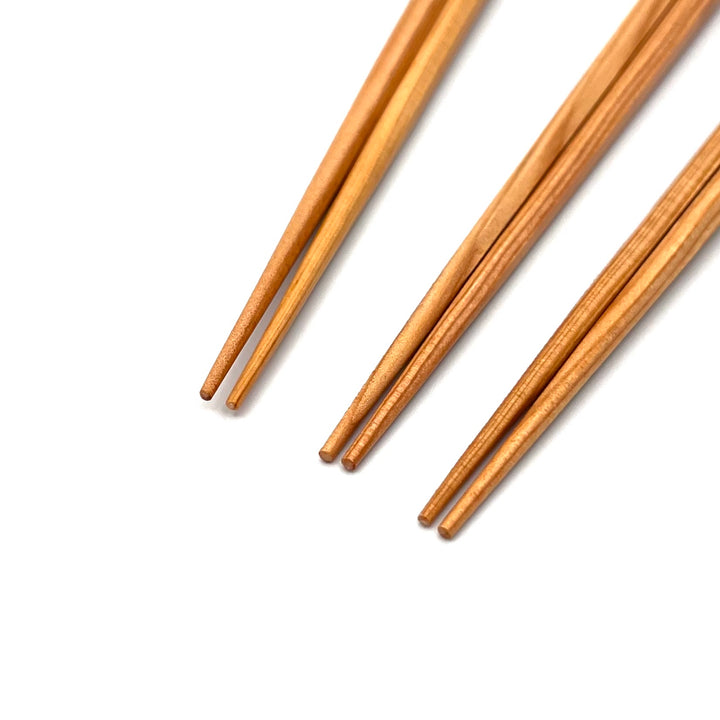 Dishwasher-Safe Pine Wood Pentagonal Chopsticks