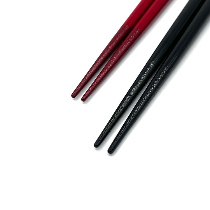Kawatsura Lacquerware Chopsticks Set - Ocean Waves Design
