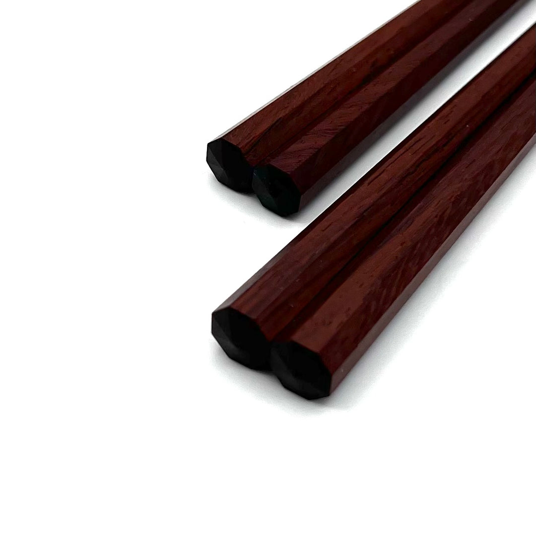Kyoto Hardwood Octagonal Chopsticks - Rosewood