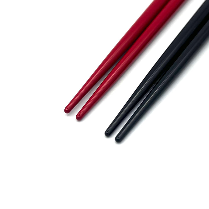 Wajima Lacquerware Chopsticks - Maki-e Red and White Plum Blossoms Motifs