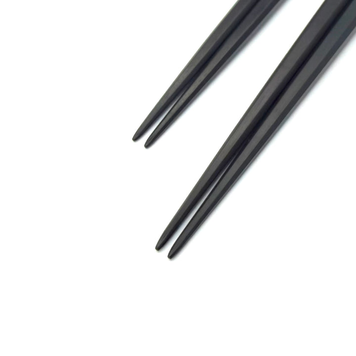 Edo-Karaki Square Macassar Ebony Chopsticks (Engravable)
