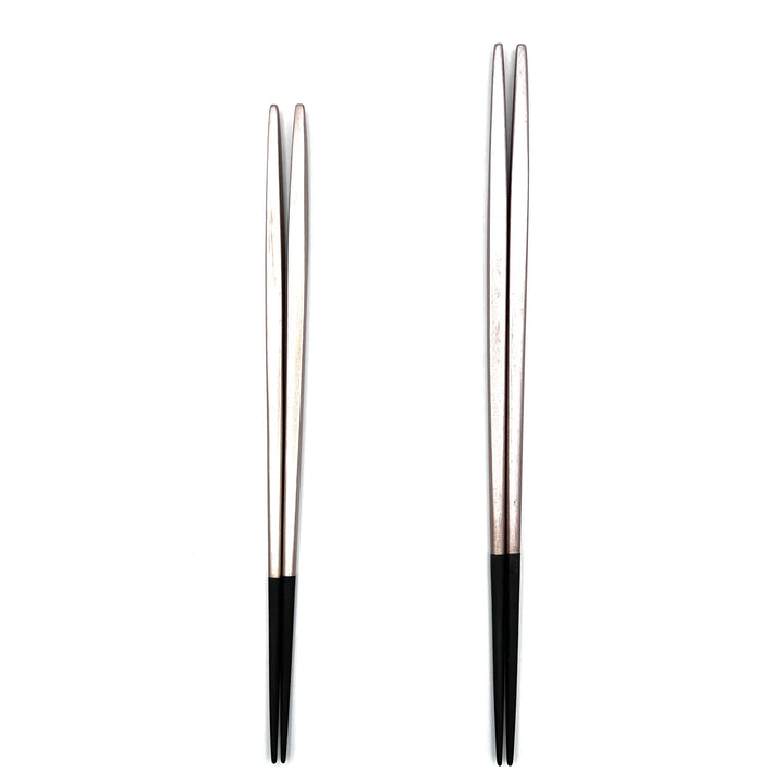 Echizen Lacquerware Chopsticks - Rikyu Silver-Tipped