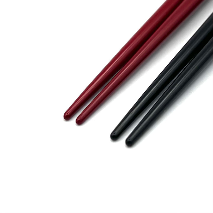 Ryukyu Lacquerware Square Camellia Chopsticks (Engravable)
